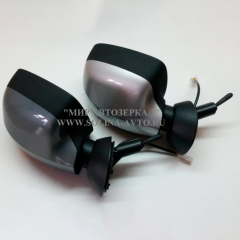 зеркало заднего вида рено "логан", "сандеро", "дастер", "Л@РГУС", тросовый привод, обогрев, окрашенное