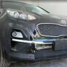 Защита радиатора "Standart" Kia Sportage (2018-н.в.) верх, чёрная купить недорого с доставкой в Курган