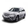 Защита переднего бампера двойная d63/51мм ШАГРЕНЬ (ППК) LIFAN X60 (2012-2016 г.в.) купить недорого с доставкой в Курган