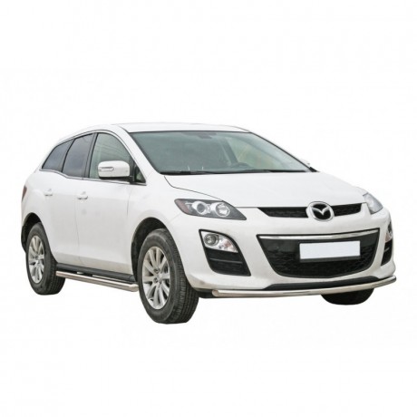 Защита переднего бампера «Труба» (d51) для Mazda CX-7 (2006-2012)(Окрашенное) купить недорого с доставкой в Курган
