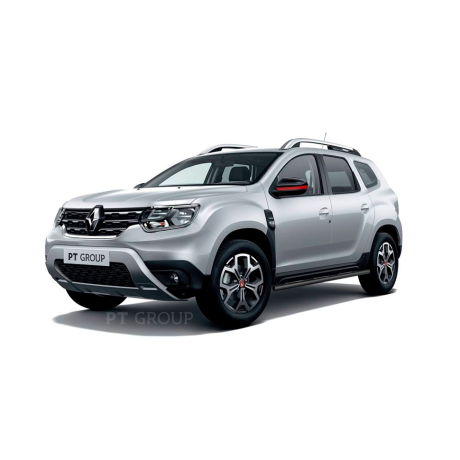 Защита порогов прямая d63мм ШАГРЕНЬ (ППК) RENAULT Duster (2021-н.в.) купить недорого с доставкой в Курган