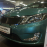 Защита радиатора "Standart" Kia Rio (2012-2015) верх, чёрная купить недорого с доставкой в Курган