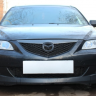 Защита радиатора "Standart" Mazda 6 (2002-2005) верх, чёрный купить недорого с доставкой в Курган