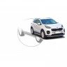 Защита порогов с алюминиевым листом (d63,5) для Kia Sportage (2016-н.в.)(Окрашенное) купить недорого с доставкой в Курган
