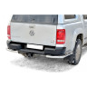 Защита заднего бампера «Уголки двойные» (d63,5) для Volkswagen Amarok (2010-2016)(Нерж. Сталь) купить недорого с доставкой в Курган