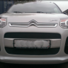 Защита радиатора "Standart" Citroen C3 Picasso (2012-2016) чёрная купить недорого с доставкой в Курган