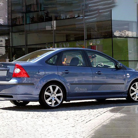 Накладки на пороги "MS" для Ford Focus 2 (2004-2011) купить недорого с доставкой в Курган