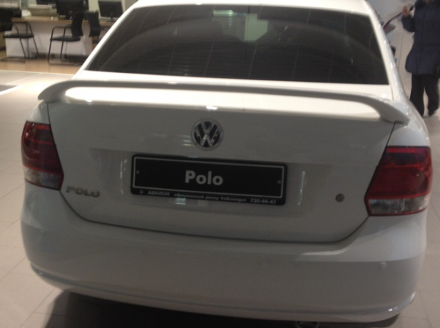Спойлер высокий для VW Polo Sedan (2010-2020) купить недорого с доставкой в Курган