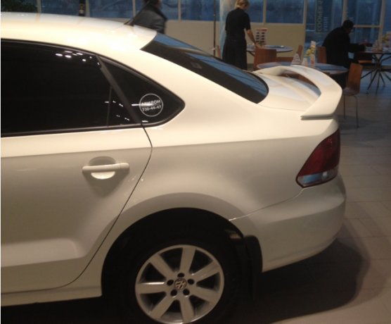 Спойлер высокий для VW Polo Sedan (2010-2020) купить недорого с доставкой в Курган