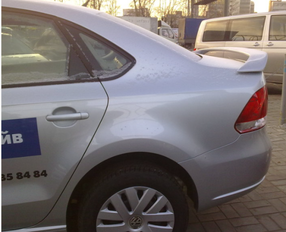 Спойлер высокий для VW Polo Sedan (2010-2020) купить недорого с доставкой в Курган