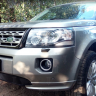 Защита радиатора "Standart" Land Rover Freelander II рестайлинг 2, бензин (2012-2014) чёрная купить недорого с доставкой в Курган