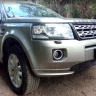 Защита радиатора "Standart" Land Rover Freelander II рестайлинг 2, бензин (2012-2014) чёрная купить недорого с доставкой в Курган