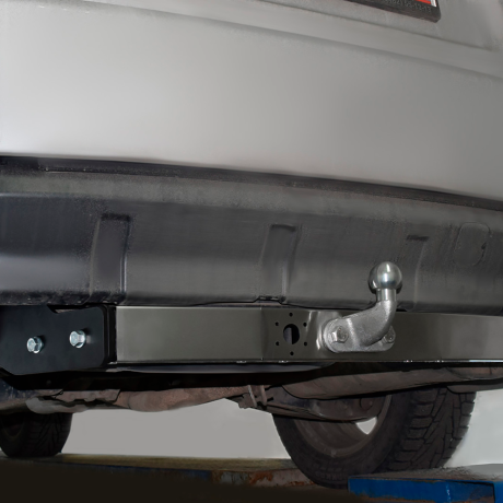 ТСУ /тип F/ с НЕРЖ накладкой MITSUBISHI Outlander XL 2007-2012/ CITROEN С-Сrosser 2007-2012/ PEUGEOT 4007 2007-2012 купить недорого с доставкой в Курган