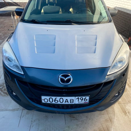 Капот пластиковый с воздухоотводами "Elixir style" для Mazda 5 купить недорого с доставкой в Курган