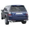 Защита заднего бампера «Уголки двойные» (d63.5) для Land Rover Freelander 2 (2012-2014)(Нерж. Сталь) купить недорого с доставкой в Курган