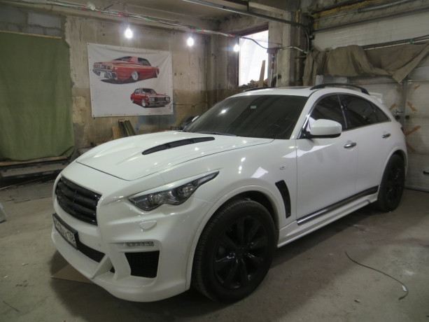 Накладки на фары (реснички) Infiniti FX (FX04) купить недорого с доставкой в Курган