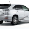 Накладка на задний бампер "Aura" Toyota Harrier (30) купить недорого с доставкой в Курган