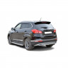 Защита порогов c алюминиевыми накладками (d63,5) для Chery Tiggo 5 (2016-н.в.)(Окрашенное) купить недорого с доставкой в Курган