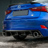 Диффузор заднего бампера №1 (с килями) для Lexus IS III (с 2013-2022) купить недорого с доставкой в Курган