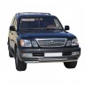 Защита переднего бампера «Труба двойная» (d63,5) для Lexus LX 470 (1998-2007)(Окрашенное) купить недорого с доставкой в Курган