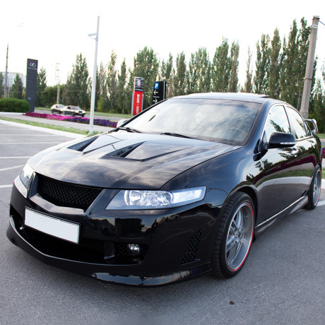Накладки на пороги "Mugen" для Honda Accord (2002-2006) купить недорого с доставкой в Курган