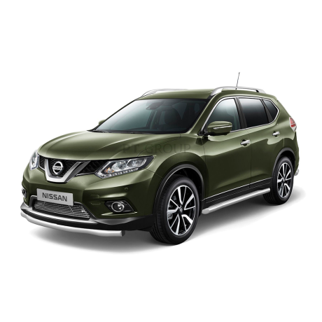 Накладка на решетку бампера (Без парктроника) O10мм (НПС) NISSAN X-Trail (2015-н.в.) купить недорого с доставкой в Курган