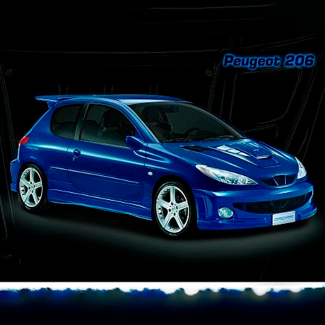 Бампер передний "WRC Style" для Peugeot 206 купить недорого с доставкой в Курган