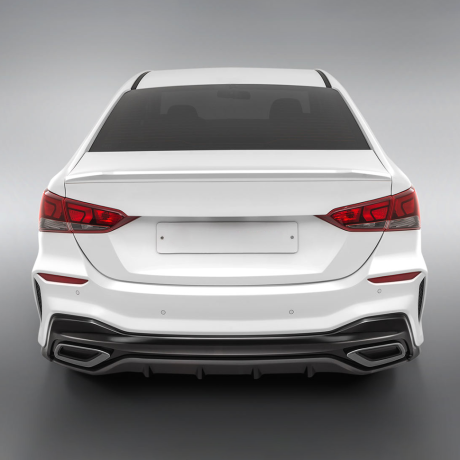 Бампер задний "Quant" для Hyundai Solaris (2017-2020) купить недорого с доставкой в Курган