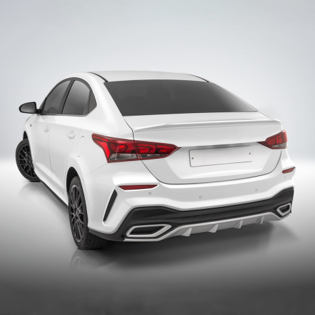 Бампер задний "Quant" для Hyundai Solaris (2017-2020) купить недорого с доставкой в Курган