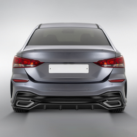 Бампер задний "Quant" для Hyundai Solaris (2017-2020) купить недорого с доставкой в Курган