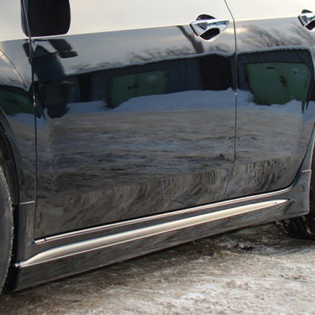 Накладки на пороги "Mugen Style" для Honda Accord VIII (2008-2013) купить недорого с доставкой в Курган