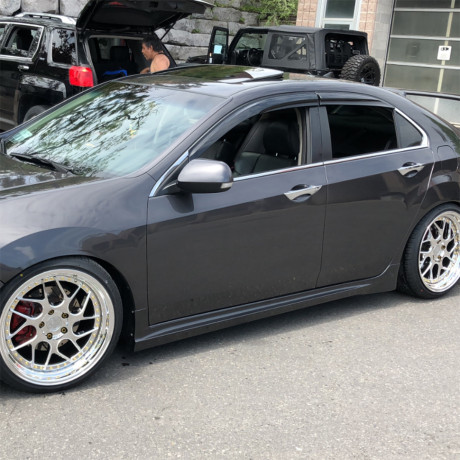 Накладки на пороги "Mugen Style" для Honda Accord VIII (2008-2013) купить недорого с доставкой в Курган