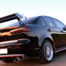 Накладки на пороги "2.0" для Mitsubishi Lancer X (2007-2016) купить недорого с доставкой в Курган