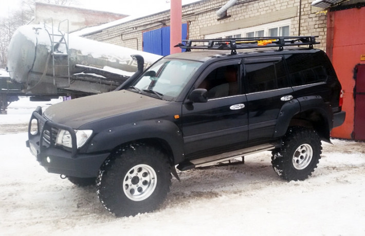 Расширители арок стеклопластиковые на Toyota Land Cruiser 100 (6кг) купить недорого с доставкой в Курган