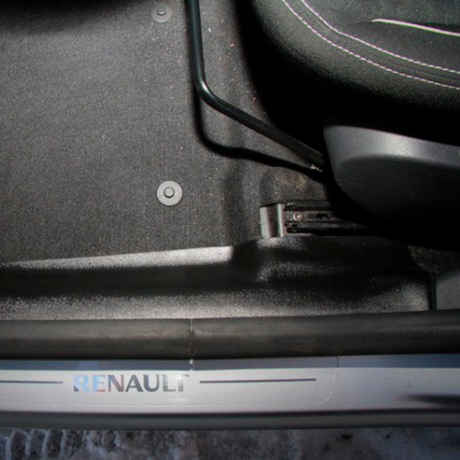 накладки на ковролин передние для renault sandero 2 (2014-2018 г.в.), renault logan ii с 2014 г.в., l@da XR@Y купить недорого с доставкой в Курган