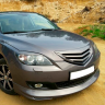 Накладка (юбка) на передний бампер для Mazda 3, хэтчбэк (2003-2009) купить недорого с доставкой в Курган