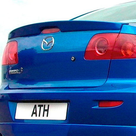 Спойлер на кромку багажника "Сток 2л" для Mazda 3 седан (2003-2009) купить недорого с доставкой в Курган