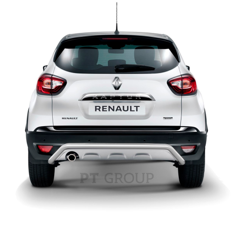 Защита заднего бампера d51мм "Волна" (НПС) RENAULT Kaptur (2016-н.в.) купить недорого с доставкой в Курган