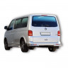 Защита заднего бампера «Уголки двойные» (d63,5) для Volkswagen Transporter T5 (2009-2015)(Окрашенное) купить недорого с доставкой в Курган