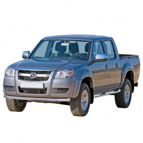 Защита переднего бампера «Труба» (d76) для Mazda BT-50 picup (2006-2011)(Окрашенное) купить недорого с доставкой в Курган