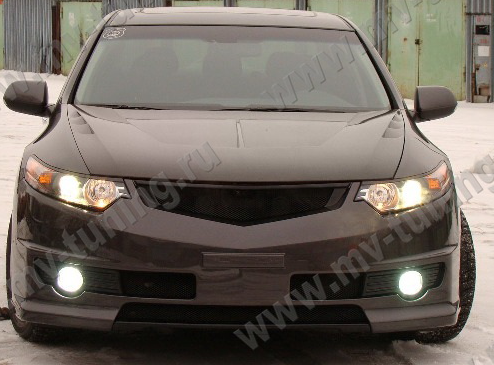 Капот пластиковый "Agressive Sport" var №2 для Honda Accord VIII (2008-2013) купить недорого с доставкой в Курган