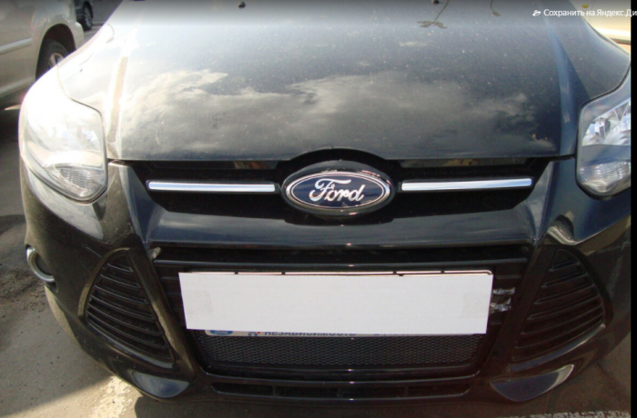 Защита радиатора "Standart" Ford Focus III (2010-2015) чёрная купить недорого с доставкой в Курган