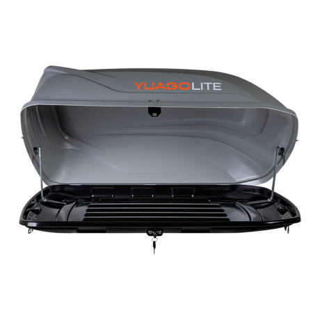 Автобокс YUAGO Lite (тиснение), серый, 250л купить недорого с доставкой в Курган