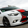 Сплиттер передний под стандартный бампер для Mazda 6 (2013-н.в.) купить недорого с доставкой в Курган