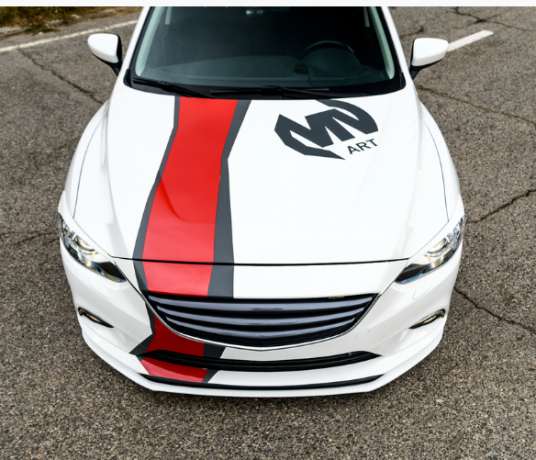 Сплиттер передний под стандартный бампер для Mazda 6 (2013-н.в.) купить недорого с доставкой в Курган