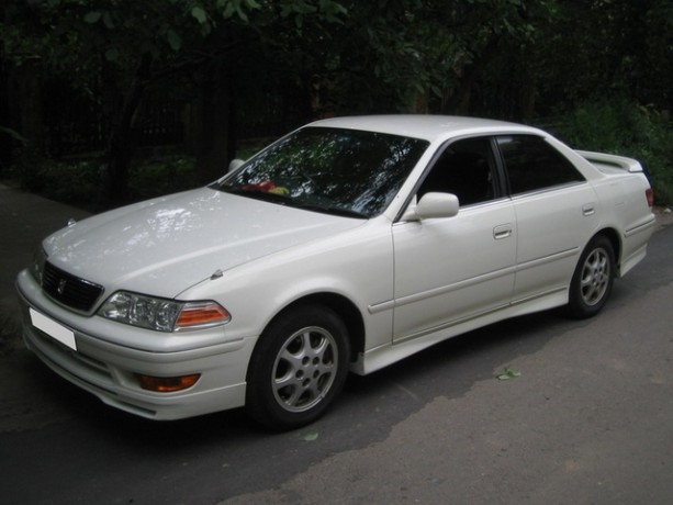 Накладка на передний бампер (сток) Toyota Mark II (100) Дорестайлинг купить недорого с доставкой в Курган