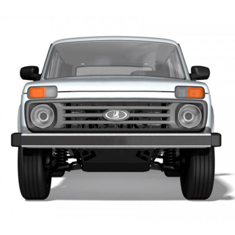 защита двигателя и осей нижних рычагов f-design для L@DA 4x4, urban, стальная 3мм, (не окрашенная) купить недорого с доставкой в Курган