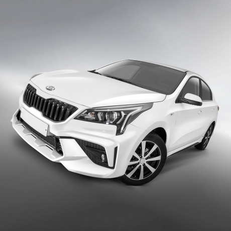 Бампер передний "ROTOR NEW" для Kia Rio (2020-н.в.) купить недорого с доставкой в Курган