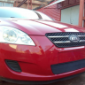 Защита радиатора "Standart" Kia Ceed (2006-2009) чёрная купить недорого с доставкой в Курган