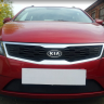 Защита радиатора "Standart" Kia Ceed рестайлинг (2010-2012) чёрная купить недорого с доставкой в Курган